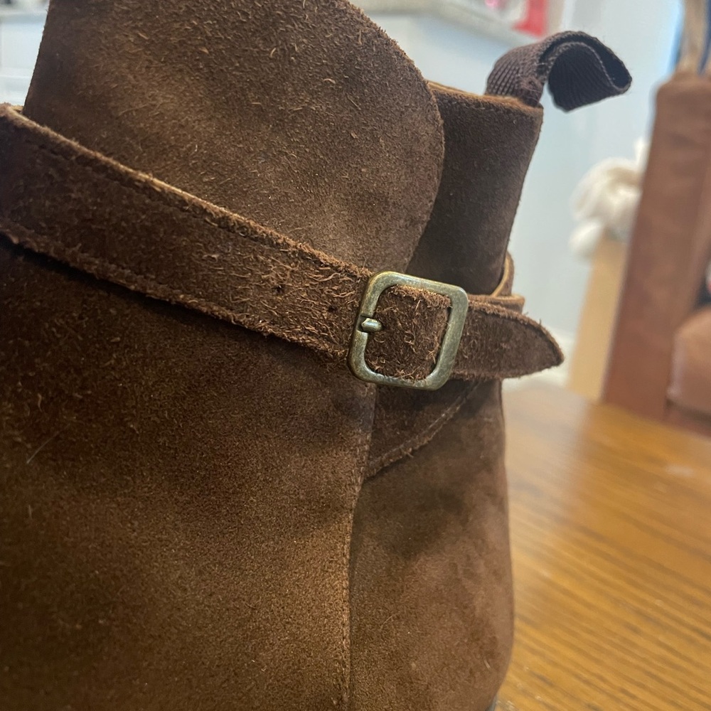 Löf & Tung Dark Brown Suede Jodhpur size 8EU/9US
